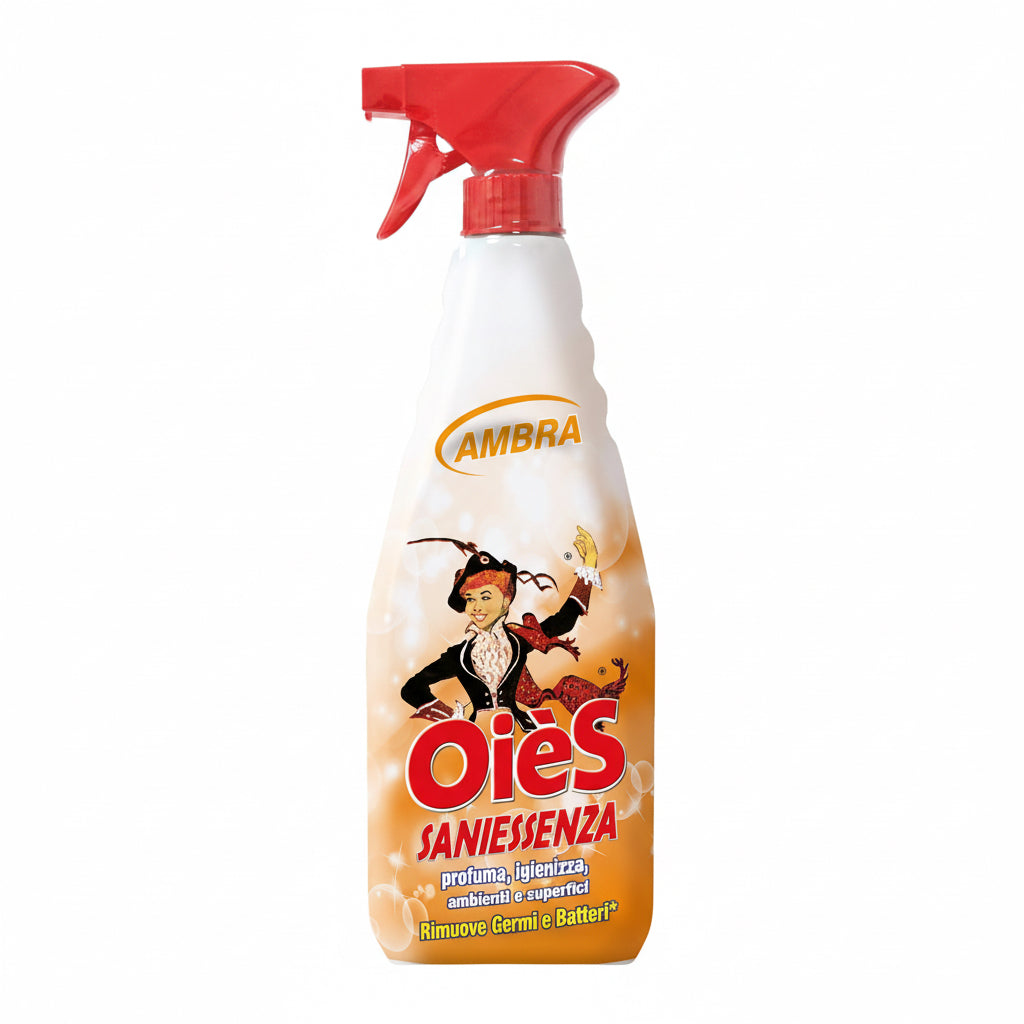 OièS Saniessenza Ambra – Nettoyant & Désodorisant Multi-Usage – 750 ml