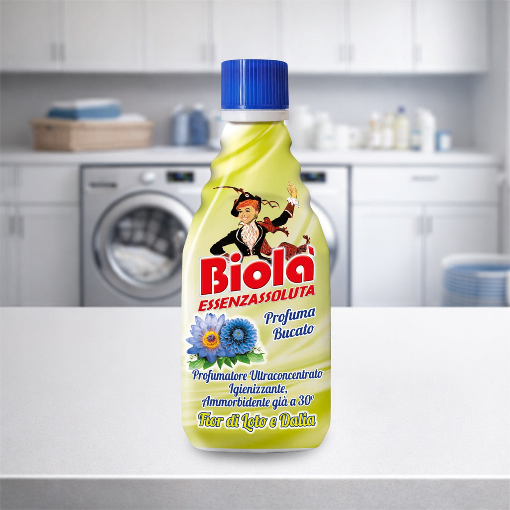 Biolà Essenza Assoluta - Adoucissant Parfum de Linge Fior di Loto e Dalia - 250 ml - Persano Solutions