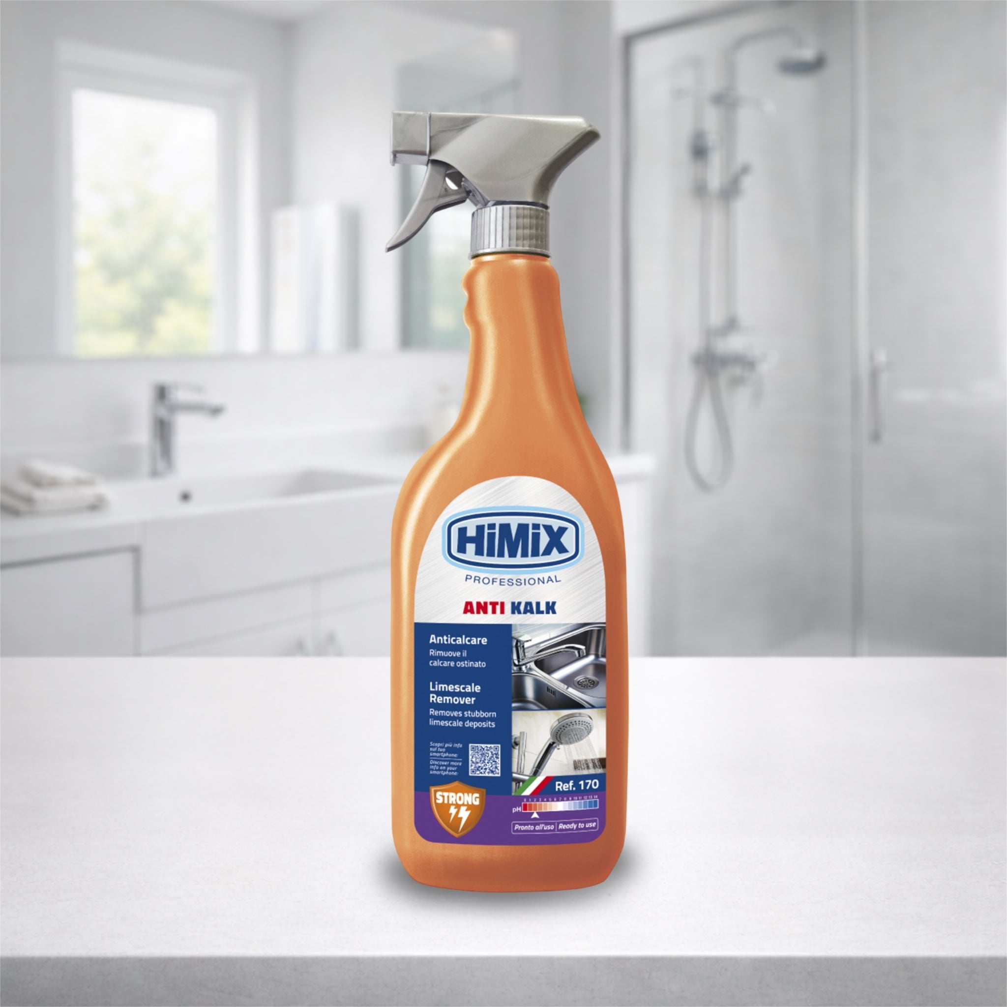 HiMiX Anti Kalk - Anticalcaire Surfaces Salle de Bain - 750 ml - Persano Solutions