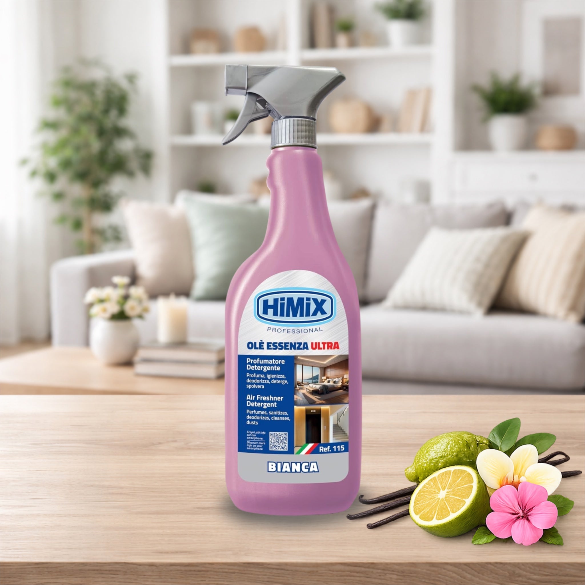 HiMiX Olè Essenza Ultra Bianca - Détergent Parfumé - 750 ml - Persano Solutions