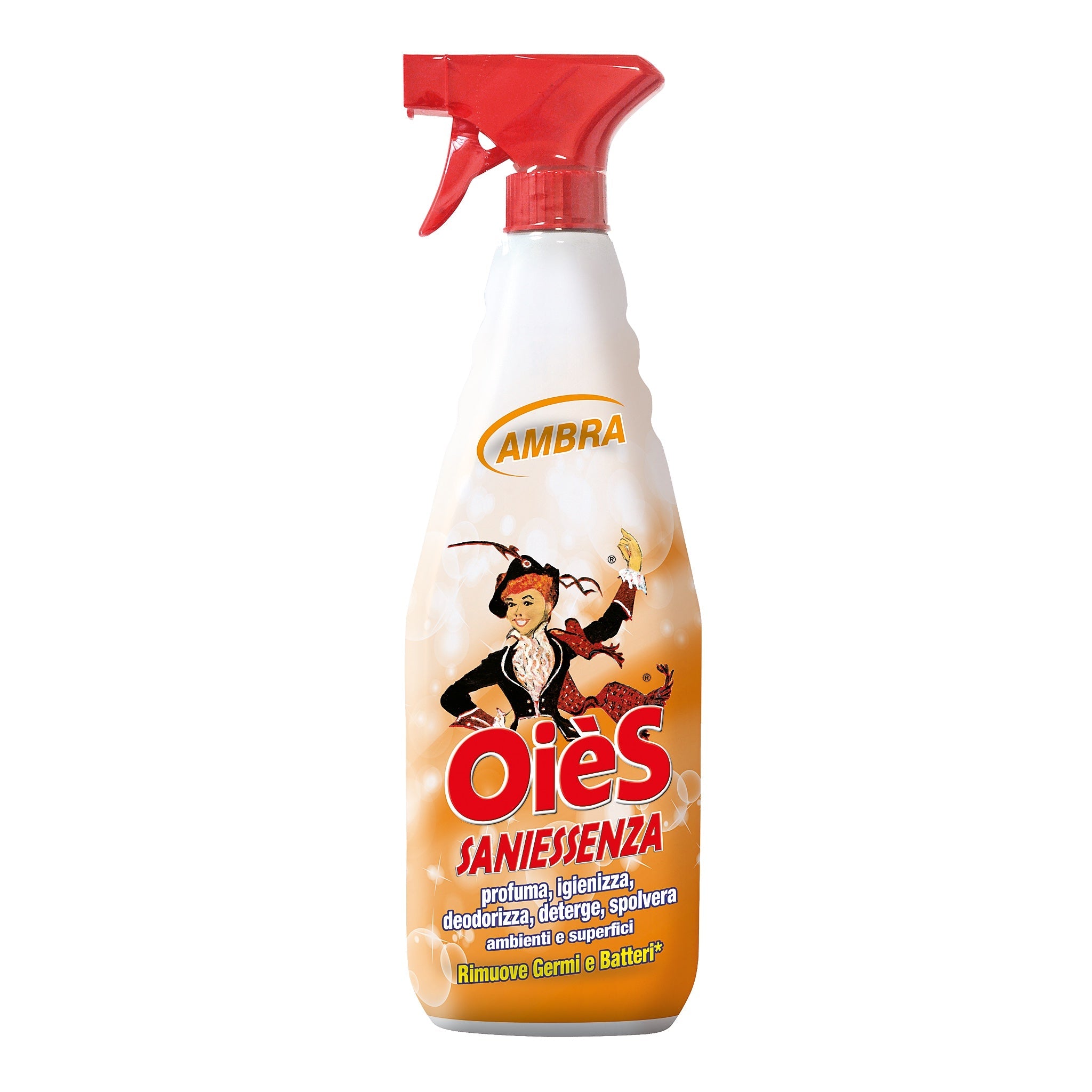 OièS SaniEssenza Ambra - Nettoyant & Désodorisant Parfumé Suisse - Persano Solutions