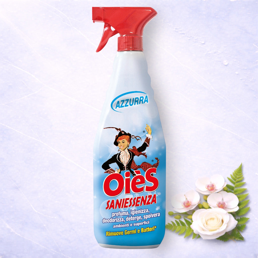 OièS SaniEssenza Azzurra - Nettoyant & Désodorisant Parfumé Suisse - Persano Solutions