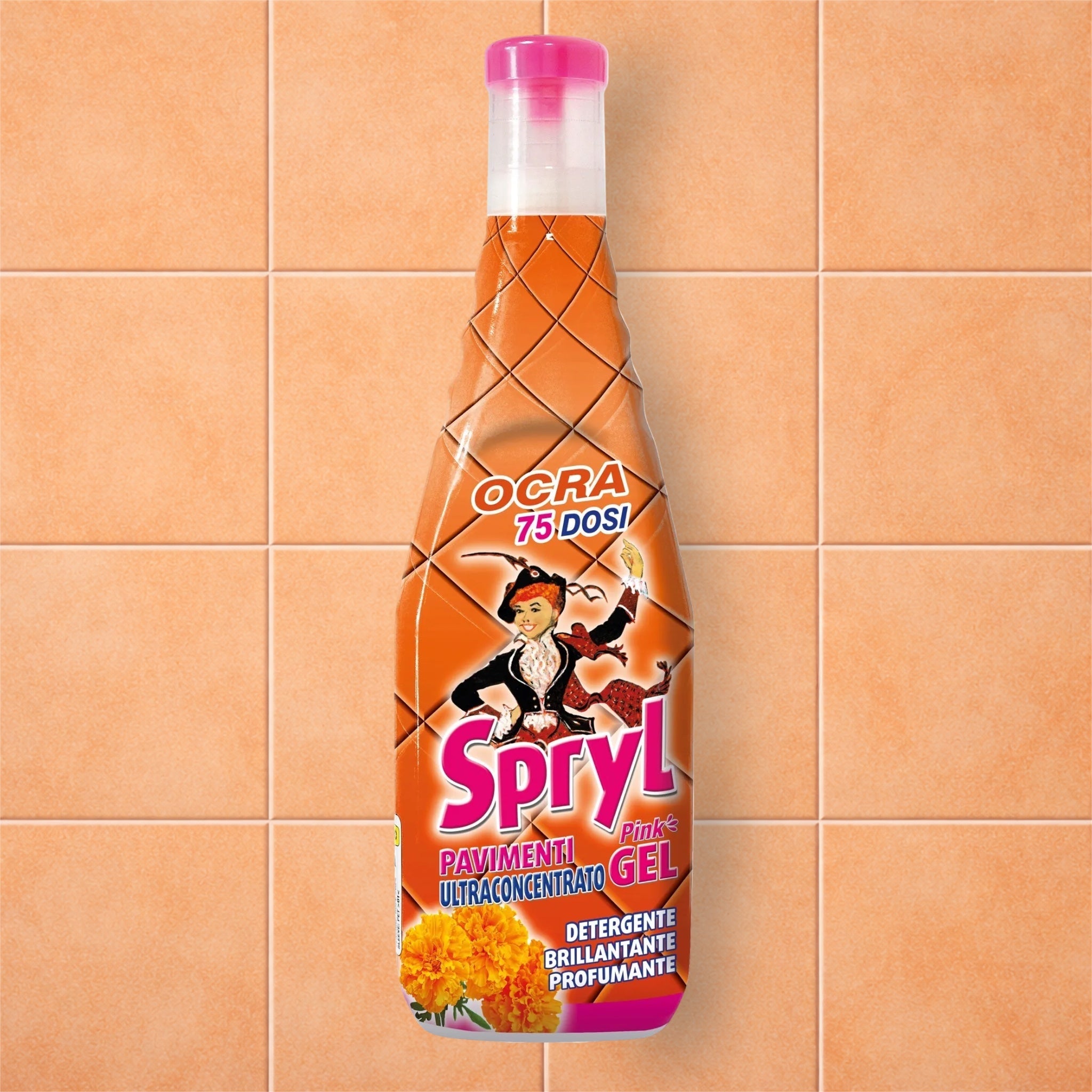 Spryl Gel Ocra – Détergent Sols Ultra‑Concentré Parfumé – 750 ml (75 doses) Suisse - Persano Solutions